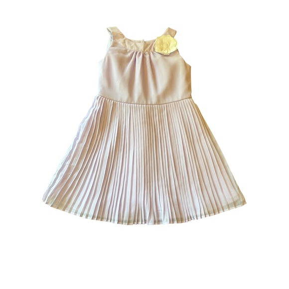 Janie and Jack Other - Janie and Jack Dress Lavender Purple Pleated Chiffon Flower Sleeveless Size 6